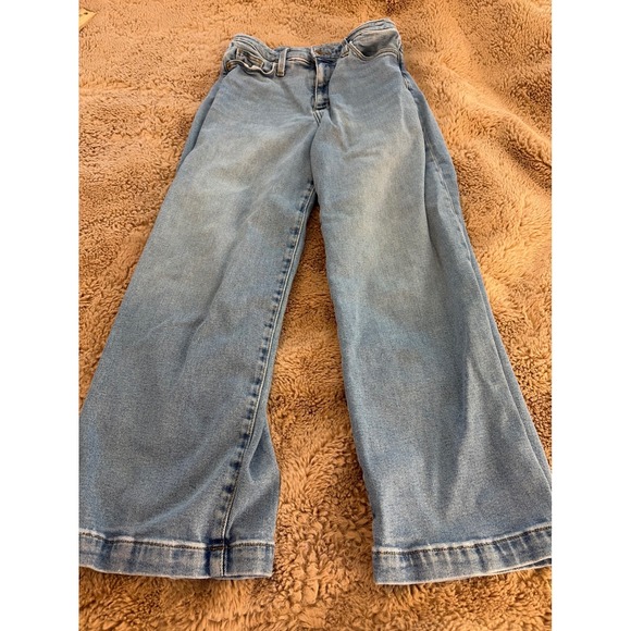 Universal Thread Denim - Universal Thread Womens High-Rise Wide Leg Jeans Light Wash Blue Size 4/27R